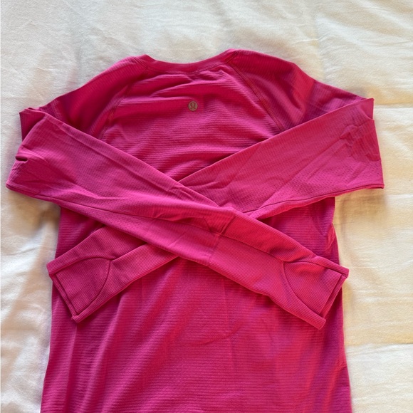 Lululemon Pink Long Sleeve Top *waist length* - Picture 2 of 5
